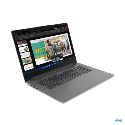 Laptop Lenovo V17 G3, 17.3", Intel i5-1235U, 16 GB RAM, 512 GB SSD, i hirtë