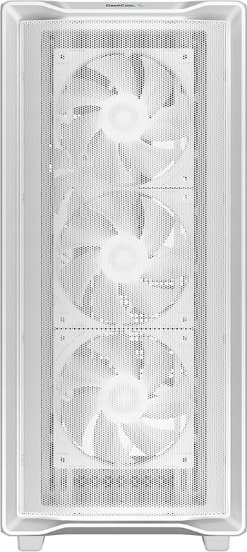 Kasa PC DeepCool CC560 Mesh V2, midi tower, xham i temperuar, e bardhë