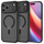 Kapak telefoni Spigen Ultra Hybrid MagSafe për iPhone 17 Pro, transparent, i zi