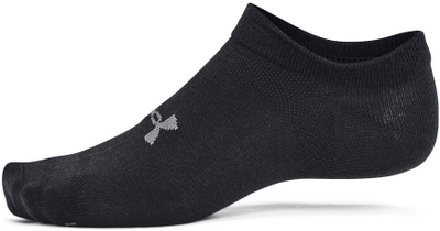 Çorape Under Armour Essential No Show, 6 palë n'bllok, sportive, të zeza