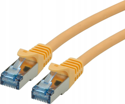 Мрежен кабел Roline Cat6a, 15m, S/FTP, жолт