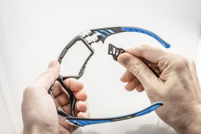 Syze mbrojtëse Högert Technik LOTZEN HT5K010, polikarbonat, unisex, pa ngjyrë, blu