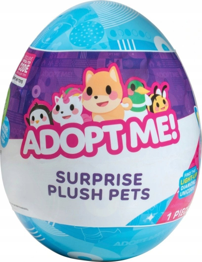 Lodër pelushi Jazwares Adopt Me Surprise Pets, 5\", vezë surprizë, me shumë ngjyra