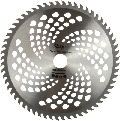 Диск за сечење дрво GEKO 250x30mm, 60 заби, метален