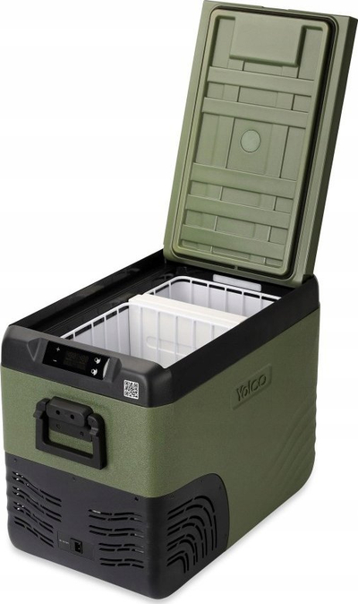 Frigorifer turistik Yolco KX40, 34L, Dual Zone, jeshil