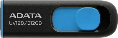 USB flash ADATA UV128, 512GB, USB 3.2, i zi blumarin