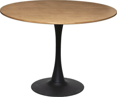 Tavolinë ngrënie Atmosphera Elias, diametër 100 cm, MDF edhe metal, shumëngjyrëshe