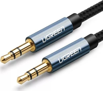 Kabllo audio Ugreen 60179, Jack 3.5mm në Jack 3.5mm, 1m, blu
