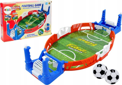 Lojë tavoline futbolli LeanToys Mini, 38x18cm, me 2 topa, me shumë ngjyra