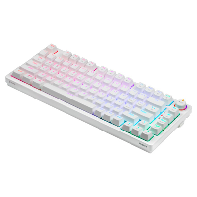 Tastierë mekanike pa tela Savio PHENIX, Gateron Red Pro, RGB, e bardhë