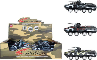 Lodër tank ushtarak Mega Creative 454126, mekanizëm me tërheqje, kamuflazh