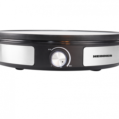Makineri për pancake Heinner HCPM-F15RVSS, 1500W, pllakë 33 cm, inox