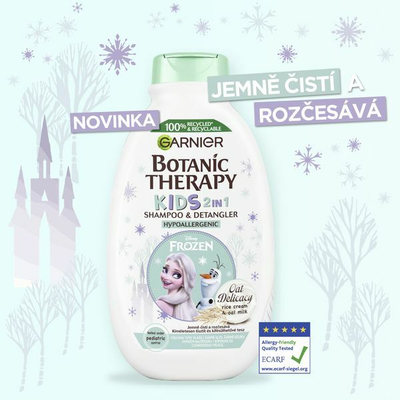 Shampo për flokë Garnier Ice Kingdom Botanic Therapy Oat Delicacy, 400 ml