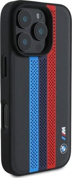 Kuti telefoni BMW BMHMP16X23PUPTK, për iPhone 16 Pro Max 6.9", hardcase, e zezë