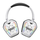 Kufje gaming Onikuma BT883, wireless 2.4G Bluetooth, RGB, të bardha
