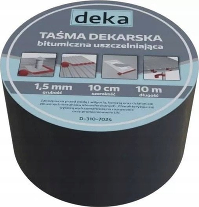 Shirit izolimi Deka Roofing Sealing Tape Alubutyl, 10 cm, 10 m, ngjyrë argjendtë