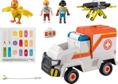 Vetura e ambulancës Playmobil Duck On Call Ambulance (70916)
