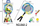 Set raketash Maxik Racket Set, për fëmijë, shumëngjyrëshe