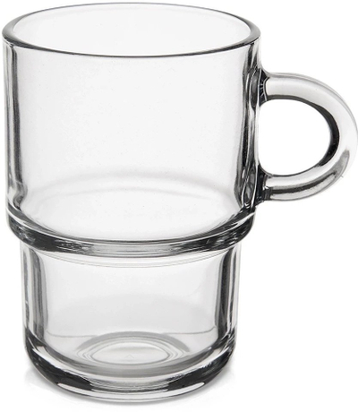 Filxhanë qelqi për kafe LAV Cozy, 350 ml, set me 6 copë, transparentë
