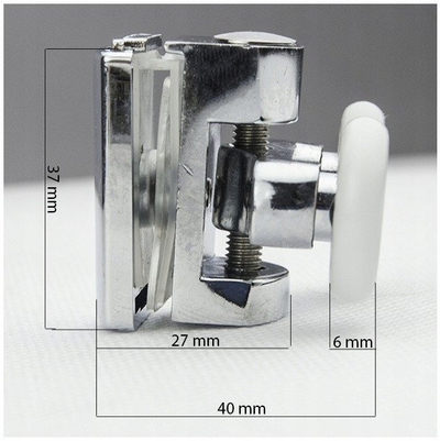 Rrotë sipërme kabine dushi Cersanit Onega, diametër 23 mm, set 2 copë, e bardhë krom