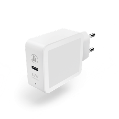Karikues Hama Power Delivery (PD) / Qualcomm®, 18 watt, i bardhë, 183277
