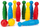 Set boulingu Wader, 9 copë