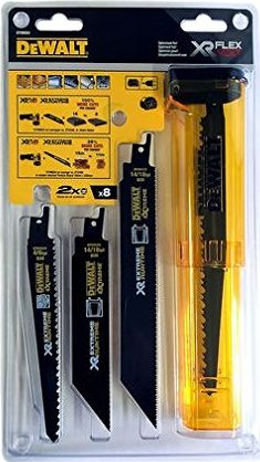 Set tehe sharre reciproke DeWalt DT99551, 8 copë, Extreme Runtime, për dru edhe hekur