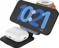 Karikues wireless FIXED MagFlex ALU 3in1, MagSafe, 15W, gri