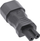 Adaptor energjie InLine IEC 60320 C14 në C7, 2.5A, i zi