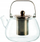 Çajnik LEONARDO Teapot TÈ per TE, 1.2L, dorezë metalike, transparent
