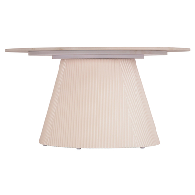 Tavolinë për kafe Duncan Φ80x41Hcm (HM18022.02), bardhë