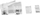 Spina RJ45 MP8P8 MicroConnect, 50 copë, të bardha