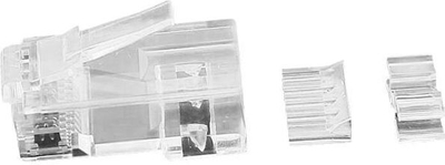 Spina RJ45 MP8P8 MicroConnect, 50 copë, të bardha