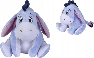Lodër pelushi Simba Disney Winnie the Pooh Eeyore, 25cm, shumë e butë, gri