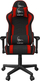 Karrige gaming Gembird SCORPION, material stof dhe rrjetë, deri 130 kg, e zezë kuqe