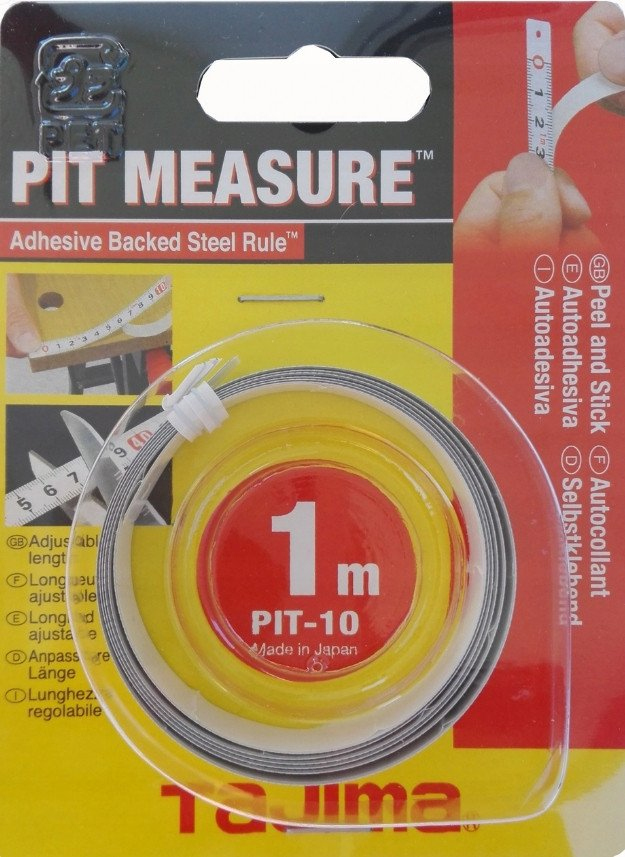 Shirit matës ngjitës Tajima, 1m, gjerësi 13mm