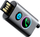 Marrës transmetues Bluetooth Joyroom JR-CB7, Bluetooth 5.3, USB-C dhe AUX, gri