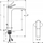 Rubinet lavamani Hansgrohe Vivenis 250 Highriser, me Pull Rod Drain, krom
