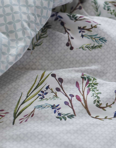 Set mbulesash krevati Esprit Laugh Love Live, pambuk percale, 140 x 220 cm, shumëngjyrësh