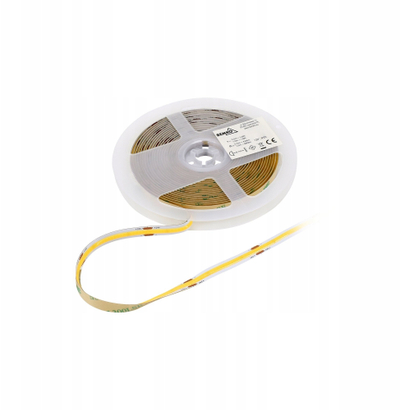 LED лента Bemko Premium COB, 5m, 24V DC, студено бела