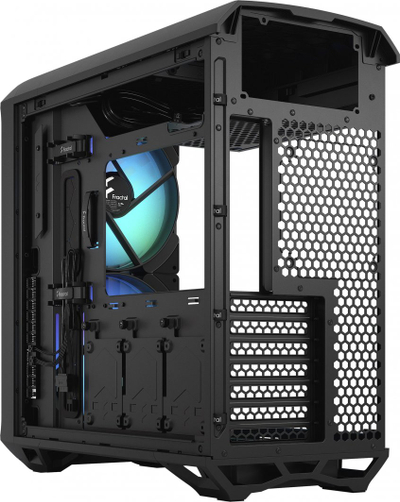 Kasë Fractal Design Torrent Compact RGB, e zezë TG Light Tint, Midi Tower