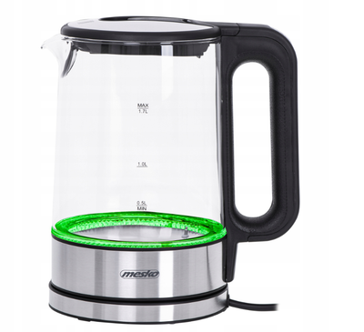 Ibrik elektrik Mesko MS 1301B, 1.7L, kontroll temperature, i zi