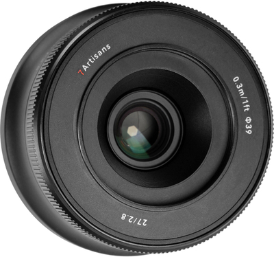 Објектив 7artisans AF 27mm f/2.8 STM за Nikon Z, prime, црн