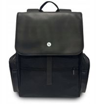 Çantë shpine BMW Backpack, tekstil dhe lëkurë sintetike, shumëxhepëshe, e zezë