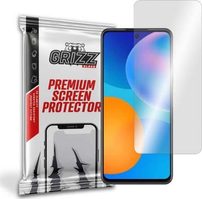 Xham mbrojtës GrizzGlass Hybrid Glass për Huawei P Smart 2021, shumë i pastër në pamje, kundra gërvishtjeve