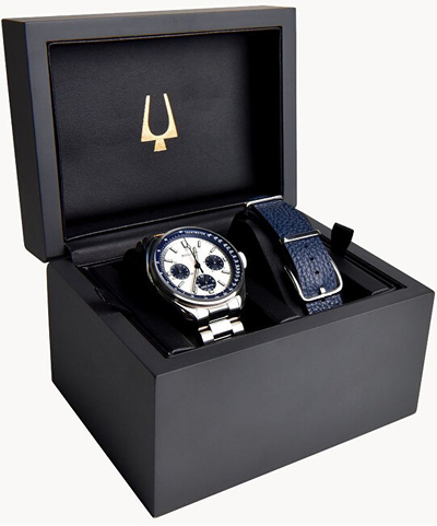 Set Orë dhe rrip dore për meshkuj Bulova Lunar Pilot 98K112