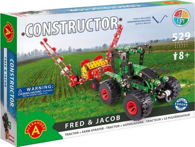 Set konstruktori Alexander Constructor Fred &amp; Jacob, 529 pjesë, STEM, shumëngjyrësh