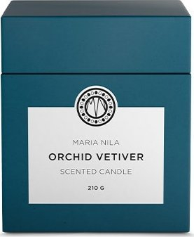 Qiri aromatik Maria Nila Orchid Vetiver, aromë orkide dhe vetiver, i bardhë