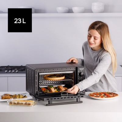 Mini furre Taurus HORIZON23, 26L, 1500W, e zezë