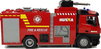 Kamion zjarrfikës me telekomandë Leantoys Fire Brigade, 1:14, 2.4GHz, i kuq